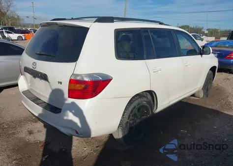 2008 Toyota Highlander z USA, uszkodzony, nr VIN JTEDS41A182045065